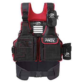 プロックス フローティングゲームベスト サポーター付 大人用 フリーサイズ(ブラック/レッド) PX399SPKR返品種別A