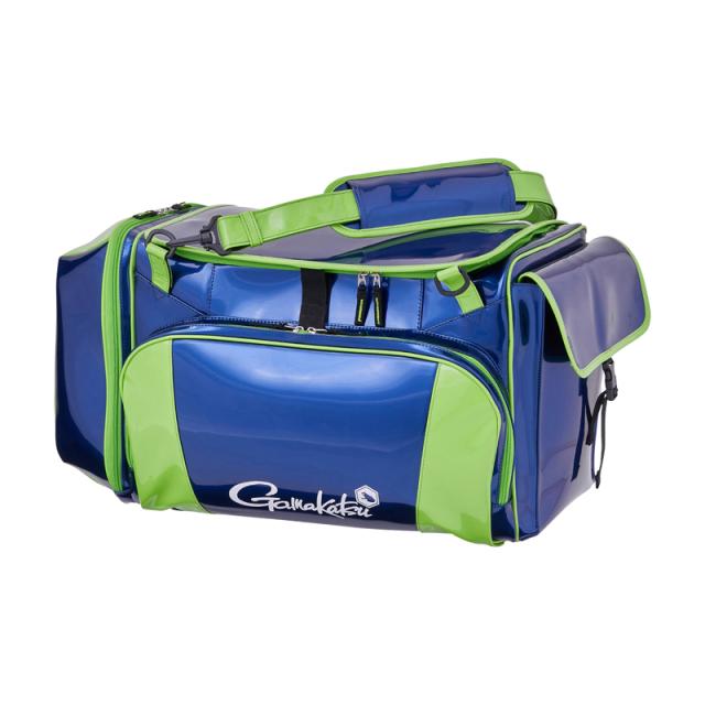 がまかつ ライトバッグ4(ネイビー×グリーン) Gamakatsu タックルバッグ ヘラバッグ ライトバッグ4(ネイビー×グリーン)返品種別A