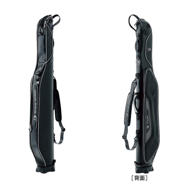がまかつ ロッドケース(ブラック/BLACKWORKS) ロッドケース(ブラック/BLACK WORKS)Gamakatsu 竿ケース[GC296BK] 返品種別A