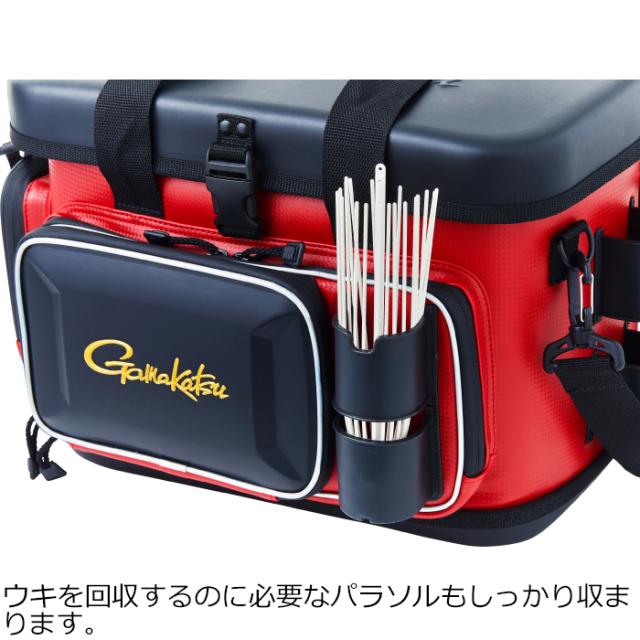 がまかつ タックルバッグ20L(ブラック) タックルバッグ 20L(ブラック