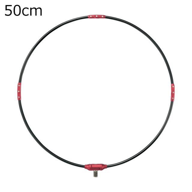 がまかつ ガマイソタモワクヨツオリジュラルミン50cm(ブラック×レッド) がま磯 タモ枠 四ツ折りジュラルミン 50cm(ブラック×レッド)Gamakatsu タモ枠[GM83550CMBKRD] 返品種別A