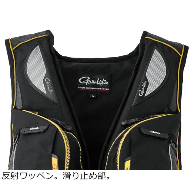 がまかつ アルテマシールドプロフローティングベスト3Lサイズ(ブラック