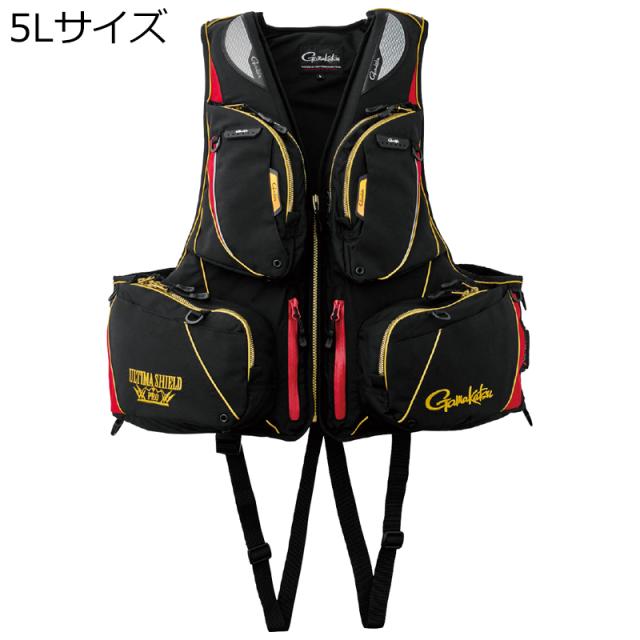 がまかつ アルテマシールドプロフローティングベスト5Lサイズ(ブラック×レッド) アルテマシールドプロ フローティングベスト 5Lサイズ(ブラック×レッド)Gamakatsu ライフジャケット[GM21835LBKRD] 返品種別A がまかつ アルテマシールドプロフローティングベスト5Lサイズ(ブラック