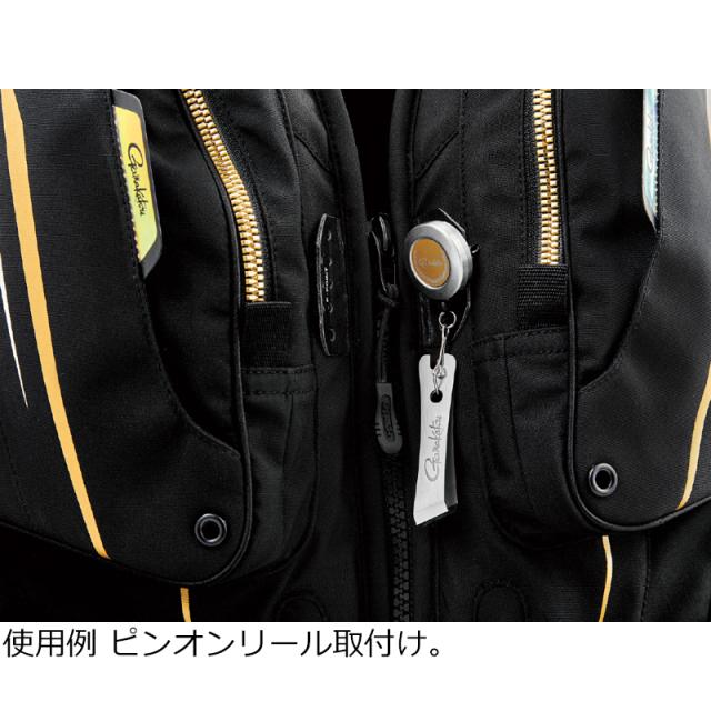 がまかつ アルテマシールドプロフローティングベスト3Lサイズ(ブラック