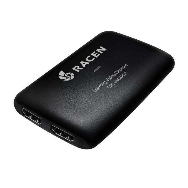 センチュリー RACEN ゲーミングビデオキャプチャ Light 4K30Hz〜Full HD120Hz パススルー対応 USB3.2 Gen1 CRC-GVCAP03返品種別A