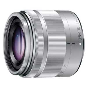 パナソニック LUMIX G VARIO 35-100mm/F4.0-5.6 ASPH./MEGA O.I.S.（シルバー） ※マイクロフォーサーズ用レンズ H-FS35100-S返品種別A