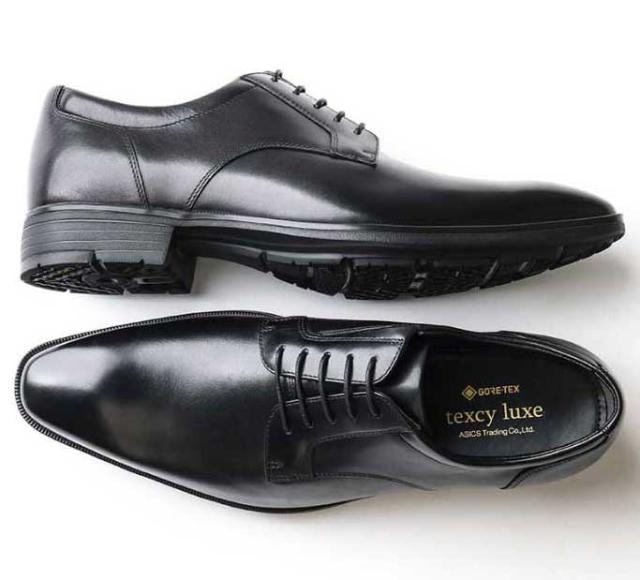 テクシーリュクス ビジネスシューズ（ブラック・26.0cm） texcy luxe（アシックス商事）プレーン TU-8001 008 26.0返品種別A