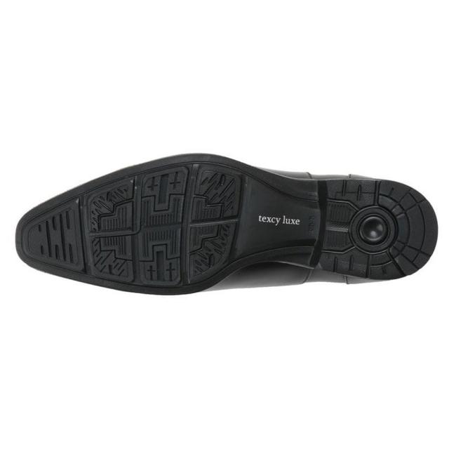 テクシーリュクス ビジネスシューズ（ブラック・25.0cm） texcy luxe（アシックス商事）ストレートチップ TU-7032-008-25.0返品種別A