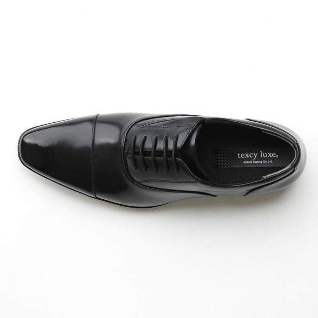 テクシーリュクス ビジネスシューズ（ブラック・26.0cm） texcy luxe（アシックス商事）ストレートチップ TU-7032-008-26.0返品種別A