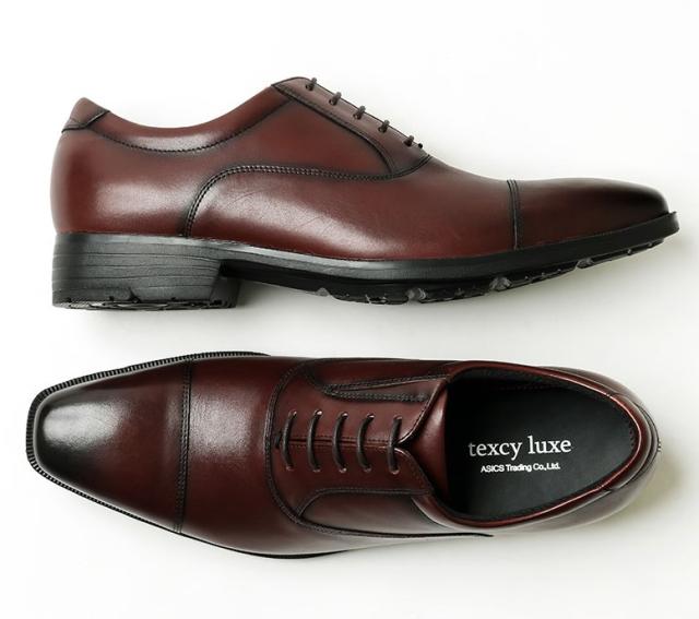 テクシーリュクス ビジネスシューズ　ストレートチップ（ワイン・27.5cm） TU-7010-046-27.5返品種別Aの通販は