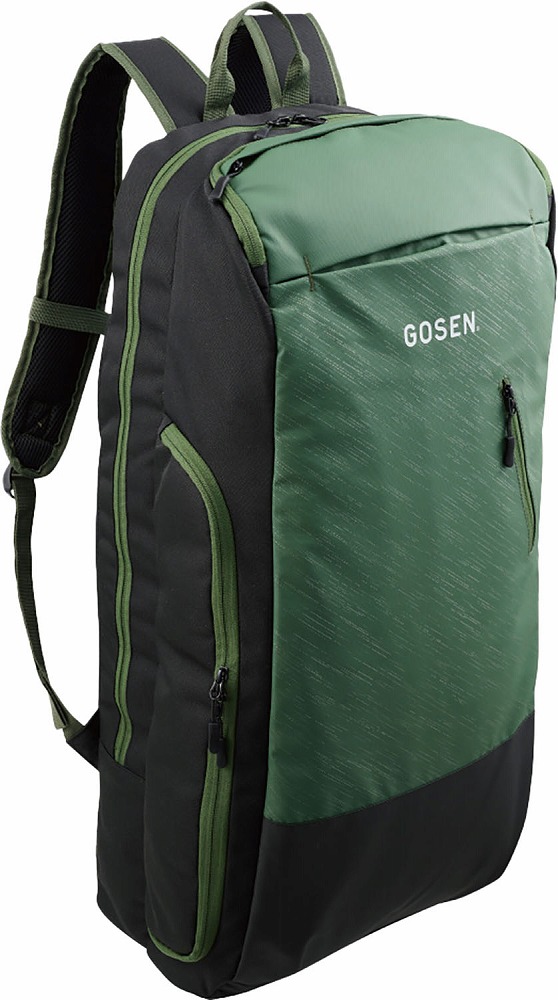 ゴーセン GOS-BA25TRB-48 ラケットバックパック（グリーン）GOSEN TOWNUSE SERIES[GOSBA25TRB48] 返品種別A