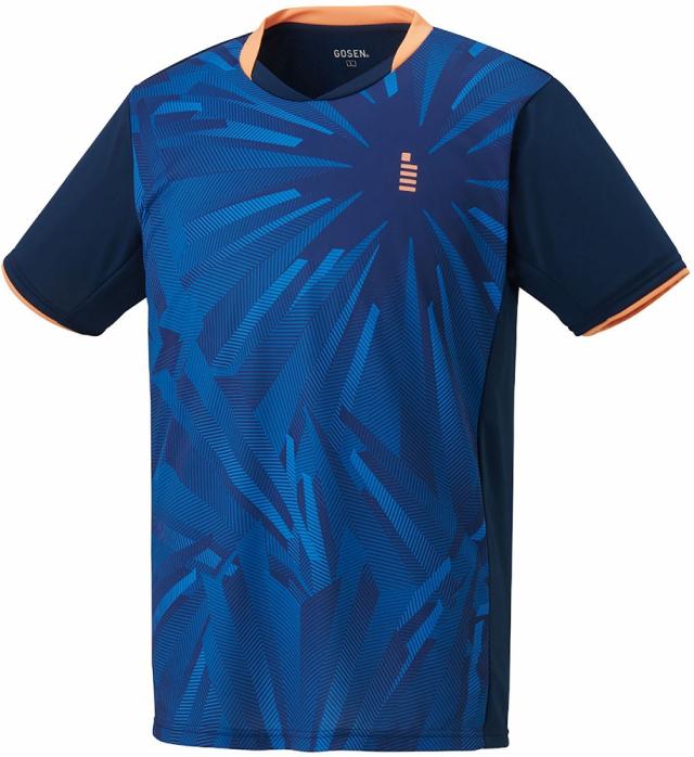 ゴーセン GOS-T2552-17-SS ユニセックス ゲームシャツ（ネイビー・サイズ：SS）GOSEN[GOST255217SS] 返品種別A