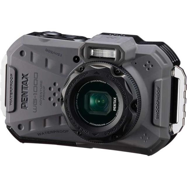 ペンタックス WG-1000グレ- デジタルカメラ「RICOH WG-1000」（グレー）PENTAX[WG1000グレ] 返品種別A