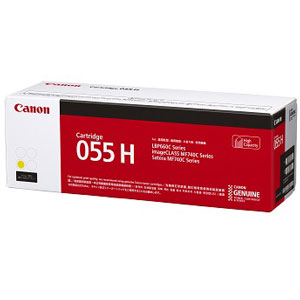 キヤノン CRG-055HYEL ［純正］ トナーカートリッジ055H （イエロー/大容量）Canon[CRG055HYEL] 返品種別A
