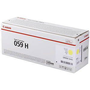 キヤノン CRG-059HYEL ［純正］ トナーカートリッジ059H （イエロー/大容量）Canon[CRG059HYEL] 返品種別A
