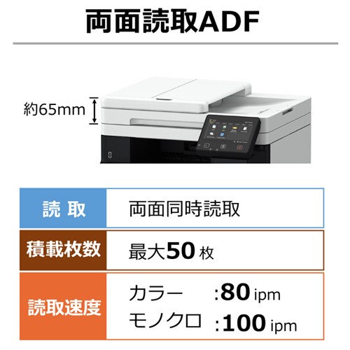 キヤノン MF755Cdw A4カラーレーザー複合機（FAX搭載）Canon Satera（サテラ） スモールオフィス向け複合機[MF755CDW]  返品種別Aの通販はau PAY マーケット - Joshin web 家電・PC・ホビー専門店 | au PAY マーケット－通販サイト