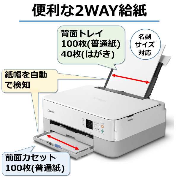 キヤノン A4プリント対応 インクジェットプリンター複合機（ホワイト