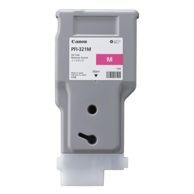 キヤノン PFI-321M ［純正］ imagePROGRAF用インクタンク（顔料/マゼンタ/300ml）Canon[PFI321M] 返品種別A
