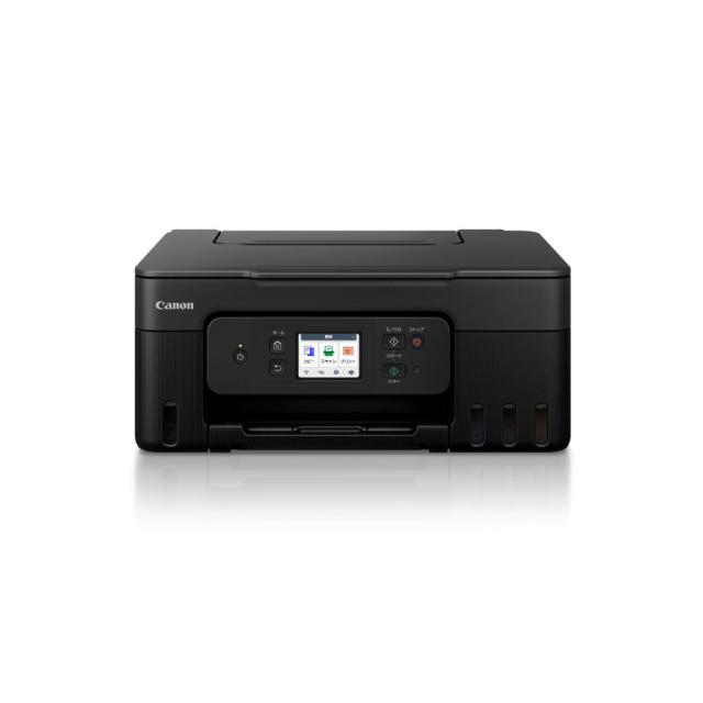 キヤノン A4プリント対応 インクジェットプリンター複合機　ギガタンク搭載モデル（ブラック） G3390BK返品種別A