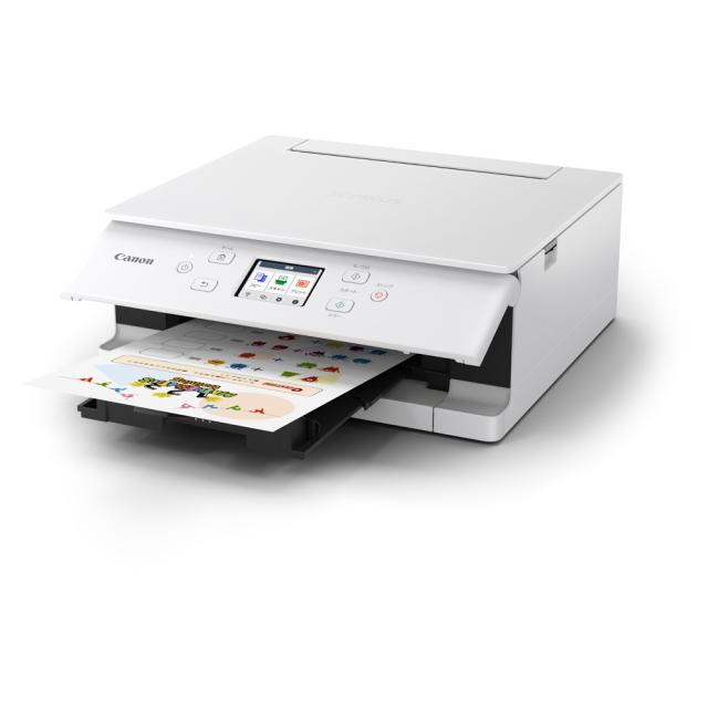 キヤノン PIXUSTS7630WH A4プリント対応 インクジェットプリンター複合機（ホワイト）Canon PIXUS（ピクサス）[PIXUSTS7630WH] 返品種別A_4