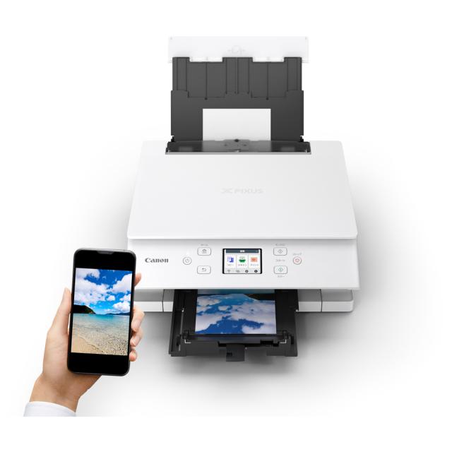 キヤノン PIXUSTS7630WH A4プリント対応 インクジェットプリンター複合機（ホワイト）Canon PIXUS（ピクサス）[PIXUSTS7630WH] 返品種別A_11