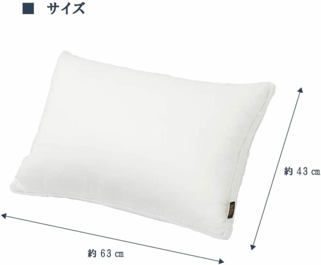 西川(Nishikawa) ホテルテイスト マシュマロタッチ枕(ホワイト・43×63cm) 2433-10463-70返品種別Bの通販はau PAY  マーケット Joshin web 家電・PC・ホビー専門店 au PAY マーケット－通販サイト