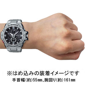 カシオ 【国内正規品】G-SHOCK（ジーショック）　G-STEEL Bluetoothソーラー　メンズタイプ GST-B100D-1AJF[GSTB100D1AJF] 返品種別A_3