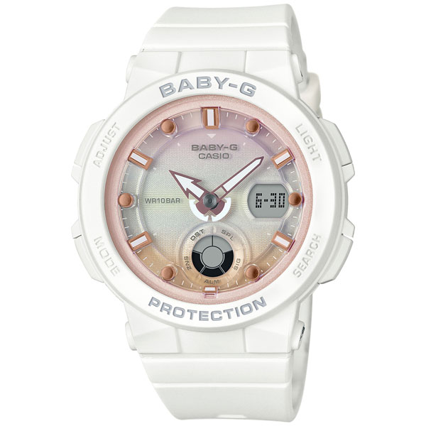 カシオ 【国内正規品】BABY-G　Beach Traveler Seriesクオーツ　レディースタイプ BGA-250-7A2JF[BGA2507A2JF] 返品種別A