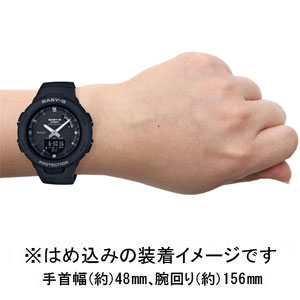 カシオ 【国内正規品】BABY-G　G-SQUADクオーツ　レディースタイプ BSA-B100-1AJF[BSAB1001AJF] 返品種別A_2