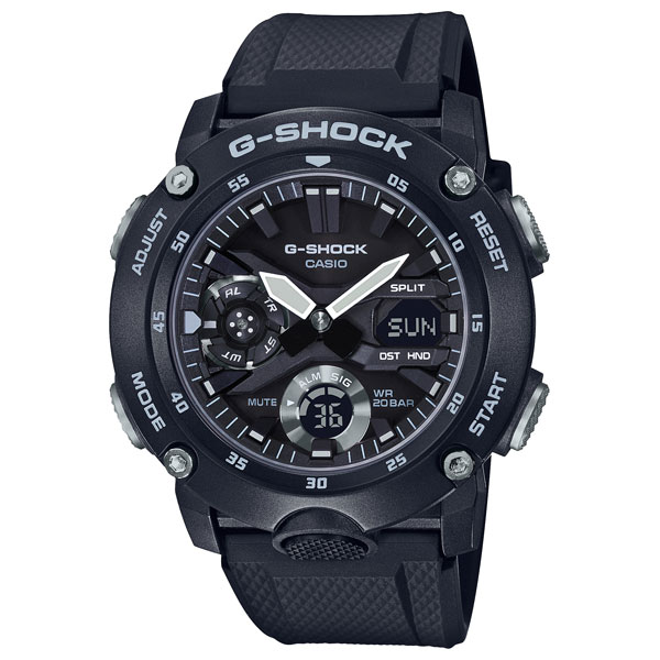 カシオ 【国内正規品】G-SHOCK（ジーショック）　CARBON CORE GUARDクオーツ　メンズタイプ GA-2000S-1AJF[GA2000S1AJF] 返品種別A
