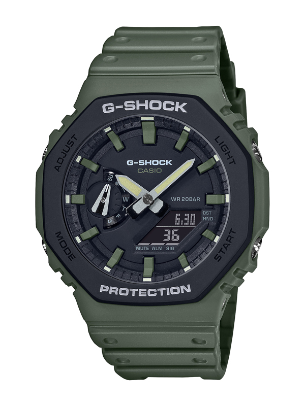 カシオ 【国内正規品】G-SHOCK（ジーショック）　Utility Color CARBON CORE GUARD クオーツ　メンズタイプ GA-2110SU-3AJF返品種別A