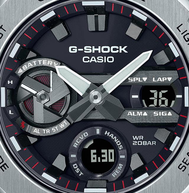 カシオ 【国内正規品】G-SHOCK（ジーショック）　G-STEELソーラー　メンズタイプ GST-B400-1AJF[GSTB4001AJF] 返品種別A_1