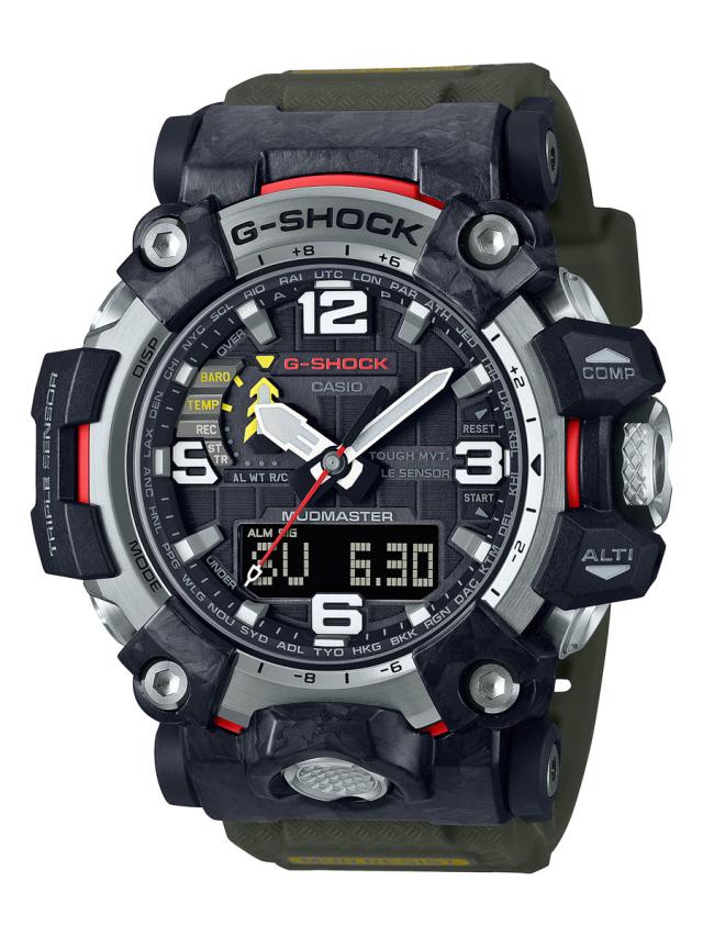 カシオ 【国内正規品】G-SHOCK（ジーショック）　MASTER OF G　MUDMASTER ソーラー電波　メンズタイプ GWG-2000-1A3JF返品種別A