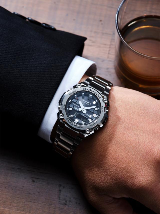 カシオ 【国内正規品】G-SHOCK（ジーショック）　G-STEELソーラー　メンズタイプ GST-B600D-1AJF[GSTB600D1AJF] 返品種別A_11