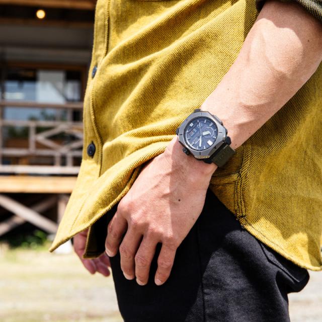 カシオ 【国内正規品】PROTREK　Climber Lineソーラー電波　メンズタイプ PRW-6900YB-3JF[PRW6900YB3JF] 返品種別A_14