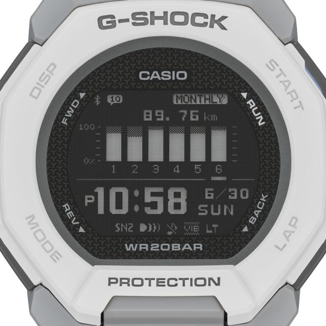 カシオ 【国内定まり品】G-SHOCK（ジーショック） G-SQUAD石英 メンズ印字機 GBD-300-7JF[GBD3007JF] 返品カテゴリー化A