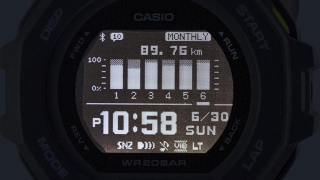 カシオ 【国内定まり品】G-SHOCK（ジーショック） G-SQUAD石英 メンズ印字機 GBD-300-7JF[GBD3007JF] 返品カテゴリー化A