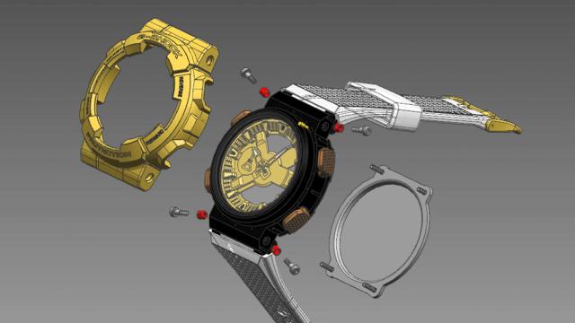 カシオ 【国内正規品】G-SHOCK(ジーショック)クオーツ　メンズタイプ GM-110BD-1A9JF[GM110BD1A9JF] 返品種別A_6