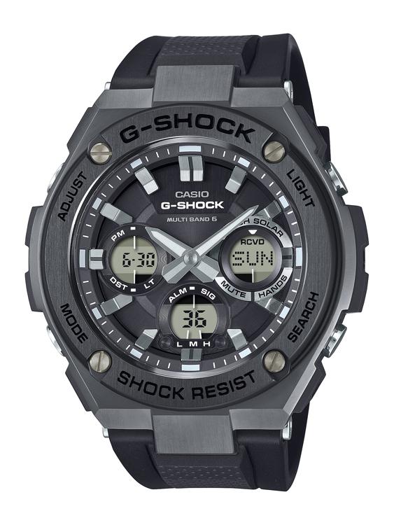 カシオ 【国内正規品】G-SHOCK（ジーショック）　G-STEELソーラー電波　メンズタイプ GST-W110MS-1AJF[GSTW110MS1AJF] 返品種別A
