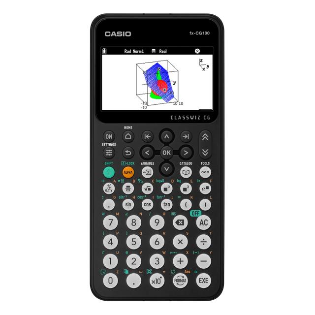 カシオ FX-CG100-N カラーグラフ関数電卓 10桁CLASSWIZ CG[FXCG100N] 返品種別A
