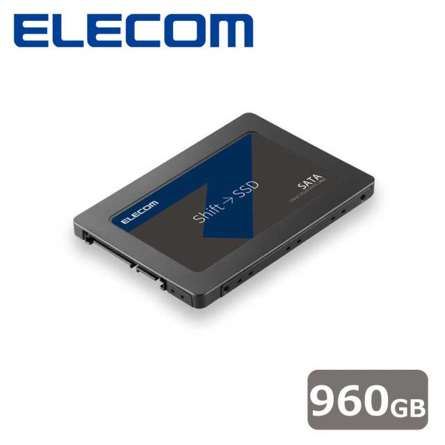 エレコム｜ELECOM ESD-IB0960G SerialATA 2.5inch SSD ESD-IBシリーズ 960GBELECOM[ESDIB0960G] 返品種別B