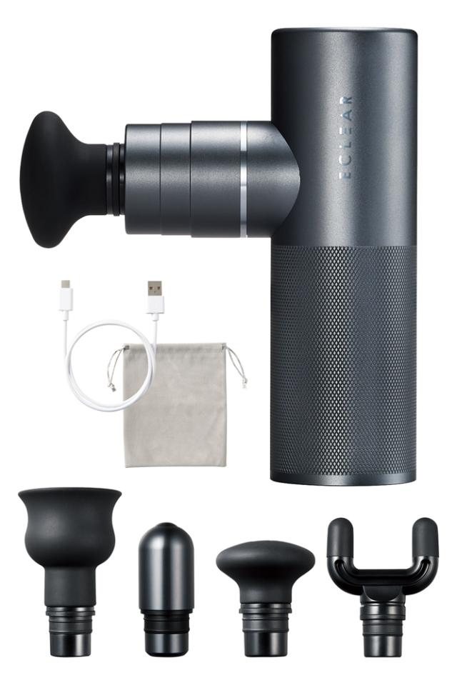 エレコム HCR-GN02XBK リフレッシュガン スポーツケアモデル（ブラック）ECLEAR[HCRGN02XBK] 返品種別A