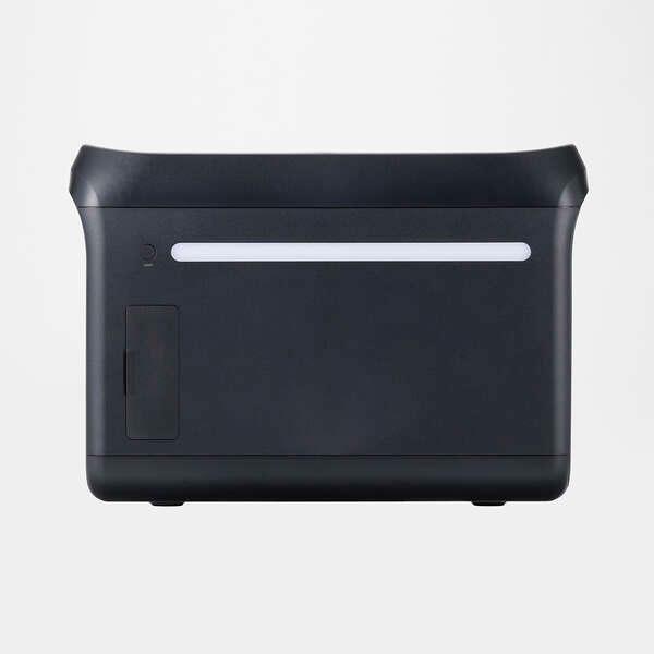 エレコム ポータブル電源(ブラック)　1228.8Wh　ACコンセント4口　USB-C出力搭載 DE-PS1200PBK返品種別B