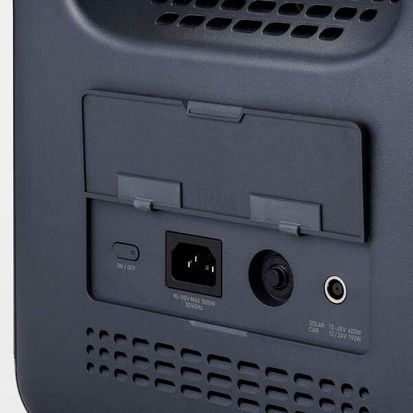 エレコム ポータブル電源(ブラック)　1228.8Wh　ACコンセント4口　USB-C出力搭載 DE-PS1200PBK返品種別B