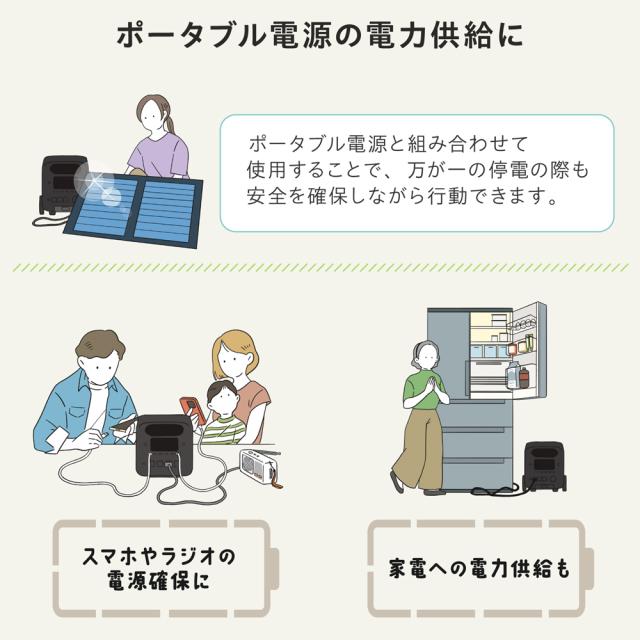 エレコム MPA-SP100DNV ポータブルソーラーパネル 最大100W出力　両面受光型ELECOM Portable Solar Panel 100D[MPASP100DNV] 返品種別B_6