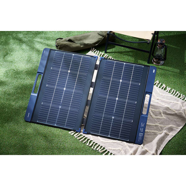 エレコム MPA-SP100DNV ポータブルソーラーパネル 最大100W出力　両面受光型ELECOM Portable Solar Panel 100D[MPASP100DNV] 返品種別B_8