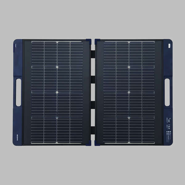 エレコム MPA-SP100DNV ポータブルソーラーパネル 最大100W出力　両面受光型ELECOM Portable Solar Panel 100D[MPASP100DNV] 返品種別B_10