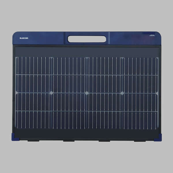エレコム MPA-SP100DNV ポータブルソーラーパネル 最大100W出力　両面受光型ELECOM Portable Solar Panel 100D[MPASP100DNV] 返品種別B_12