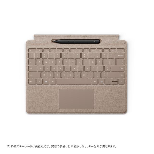 マイクロソフト 8X6-00163 Surface Pro 13 インチ キーボード（ペン収納付き/スリム ペン付き） デューン[8X600163PRTPCVDU] 返品種別A