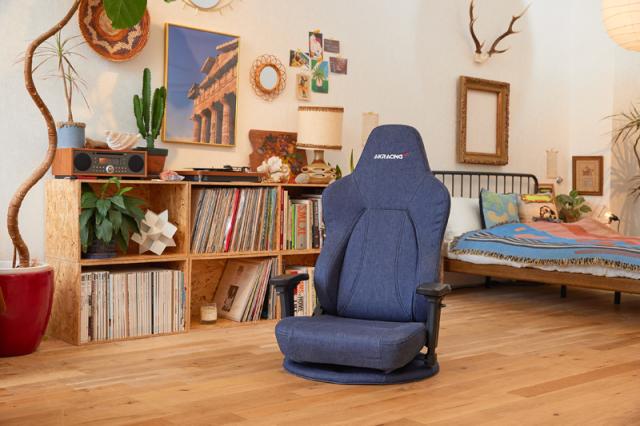AKRacing（エーケーレーシング） ゲーミングチェア Gyokuza Denim AKレーシング　Denim シリーズ AKR-GYOKUZA-DENIM返品種別A_14